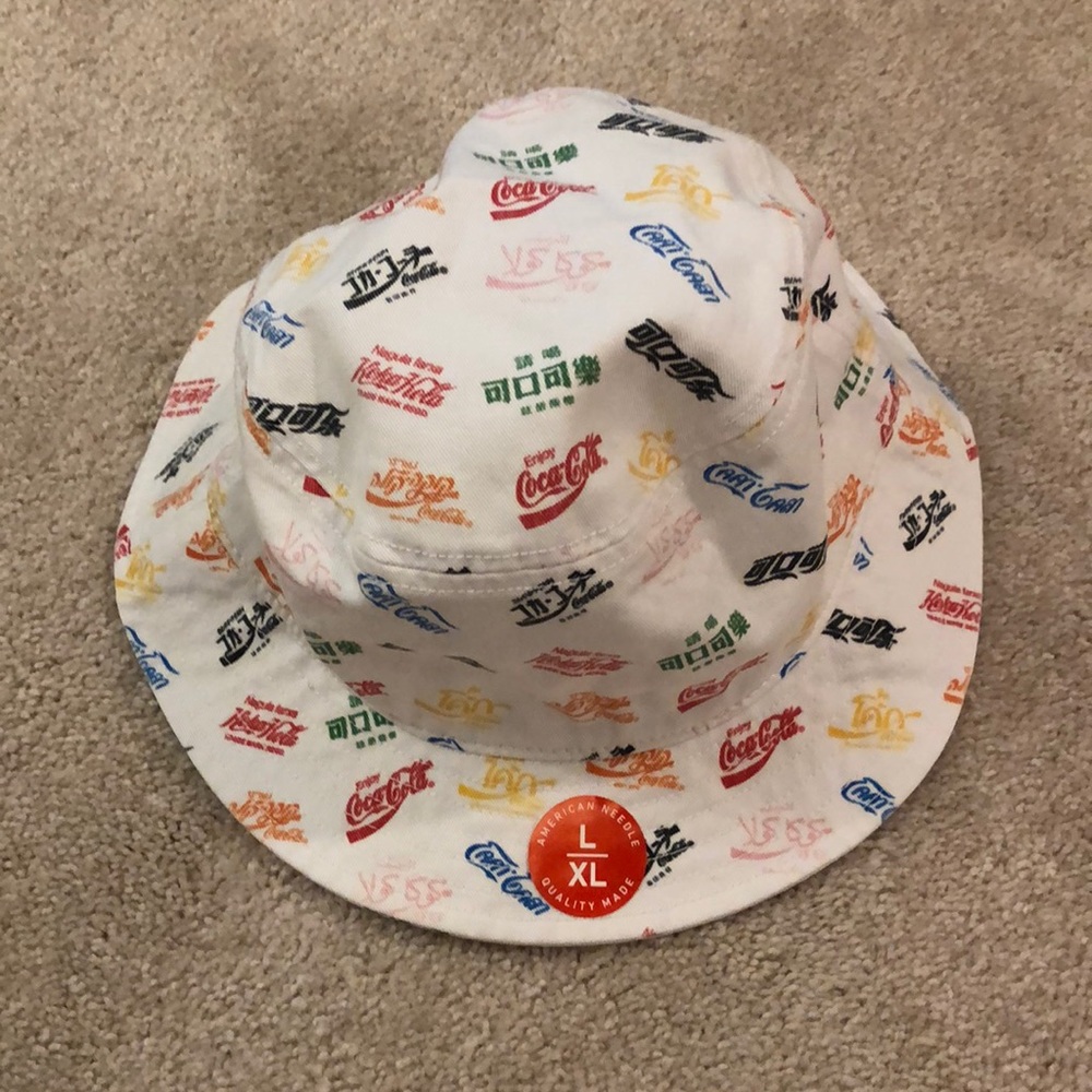 Coca Cola White Bucket Hat Brand New!